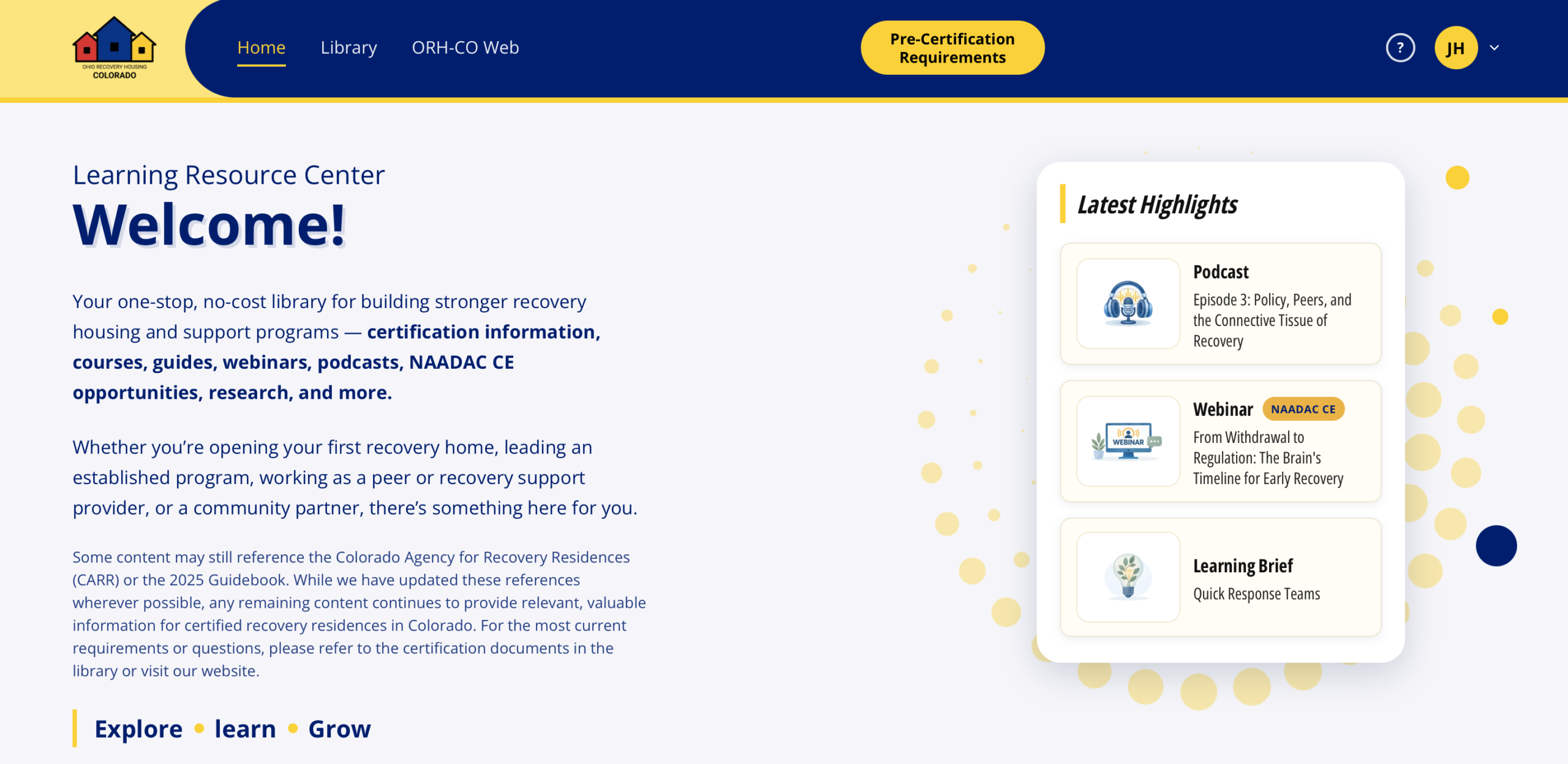 Learning Resource Center Hero Image